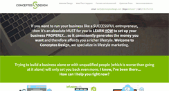 Desktop Screenshot of conceptosdesign.com